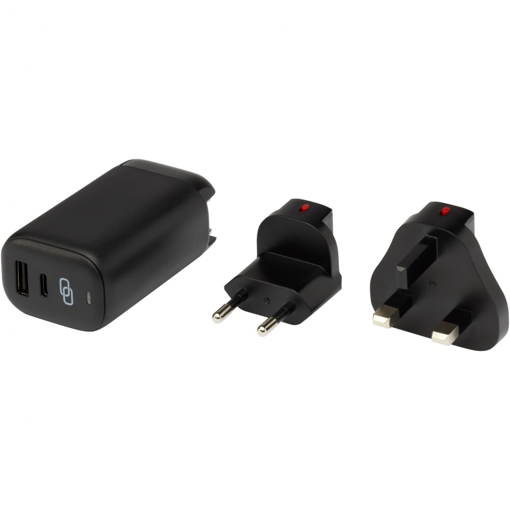 Logotrade promotional merchandise photo of: ADAPT 25W recycled plastic PD travel charger
