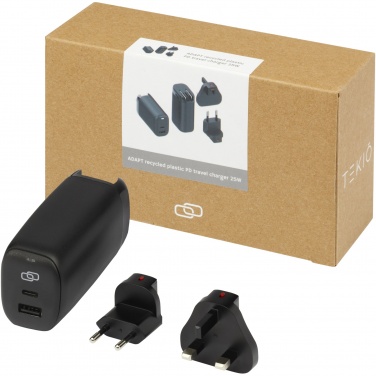 Logotrade promotional giveaway picture of: ADAPT 25W recycled plastic PD travel charger