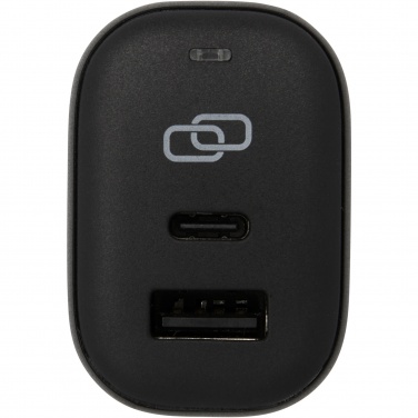 Logo trade promotional giveaways image of: ADAPT 25W recycled plastic PD travel charger