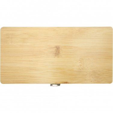 Logotrade corporate gift picture of: Rivet 19-piece bamboo/recycled plastic tool set