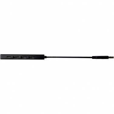 Logo trade promotional product photo of: Rise RCS recycled aluminium USB 2.0 hub