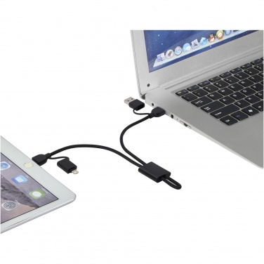Logotrade promotional gift picture of: Connect 6-in-1 RCS recycled aluminium 45W quick charge & data transfer cable