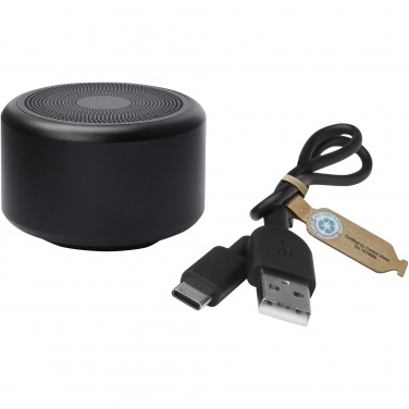 Logotrade promotional gift image of: Rise 3W RCS recycled aluminium Bluetooth® mini speaker 