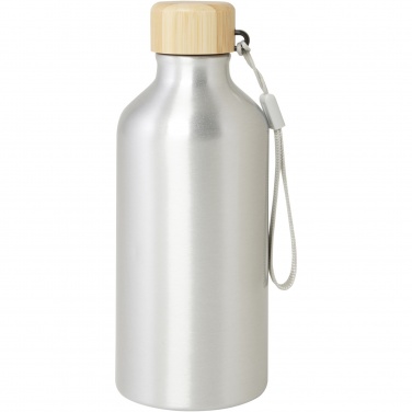 Logo trade promotional products picture of: Malpeza 500 ml RCS certified recycled aluminium water bottle