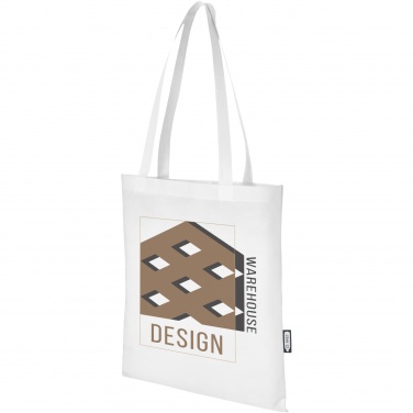 Logotrade advertising product image of: Zeus GRS recycled non-woven convention tote bag 6L