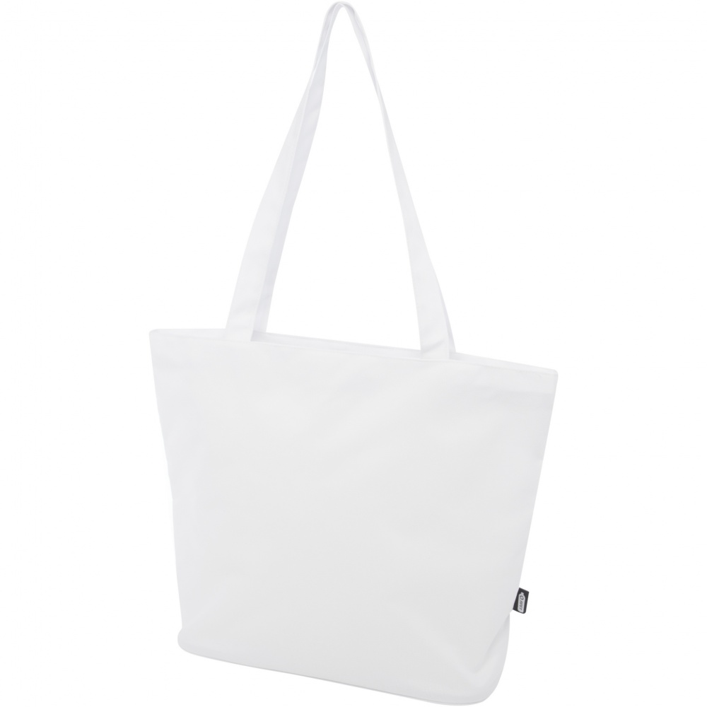 Logo trade advertising product photo of: Panama GRS recycled zippered tote bag 20L
