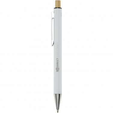 Logotrade corporate gift picture of: Cyrus recycled aluminium ballpoint pen (blue ink)