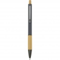 Darius recycled aluminium ballpoint pen, Grey