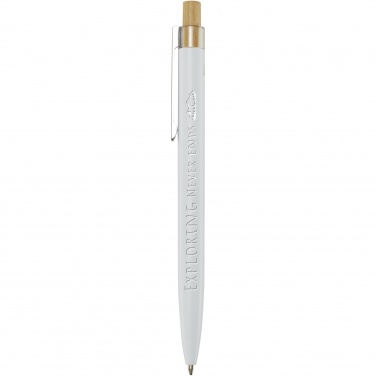 Logotrade promotional gift image of: Nooshin recycled aluminium ballpoint pen  (blue ink)