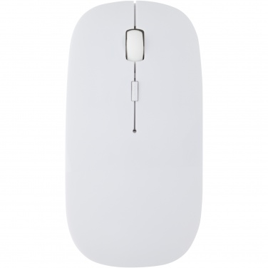 Logo trade corporate gifts image of: Menlo RCS recycled plastic wireless mouse 