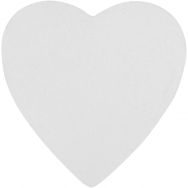 Logotrade promotional gift image of: Sticky-Mate® heart-shaped recycled sticky notes