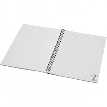 Logo trade business gift photo of: Desk-Mate® A5 colour spiral notebook