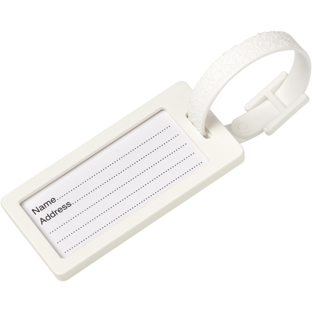 Logotrade promotional item picture of: River recycled window luggage tag