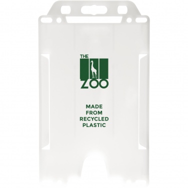 Logotrade promotional product image of: Pierre recycled plastic card holder 