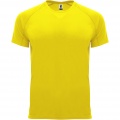 Bahrain short sleeve kids sports t-shirt, Yellow