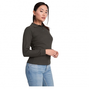 Logotrade promotional giveaway image of: Estrella long sleeve women's polo
