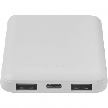 Logo trade promotional items image of: Asama 5000 mAh Type-C recycled plastic power bank