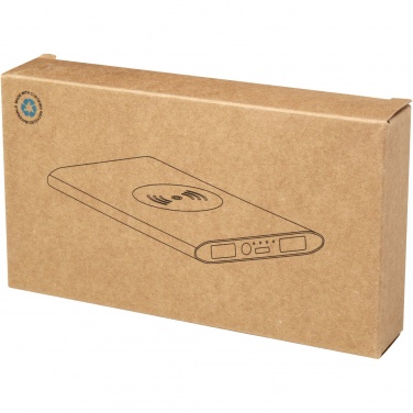 Logo trade business gift photo of: Juice 8000 mAh Type-C recycled aluminium wireless power bank