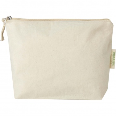 Logo trade promotional giveaways picture of: Orissa 180 g/m² organic toiletry bag 1L