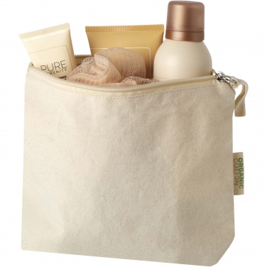 Logo trade promotional giveaways image of: Orissa 180 g/m² organic toiletry bag 1L