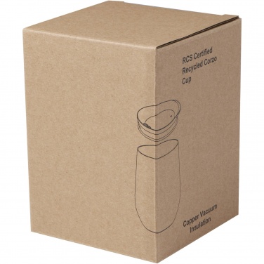 Logo trade corporate gifts picture of: Corzo 350 ml RCS certified recycled stainless steel copper vacuum insulated cup