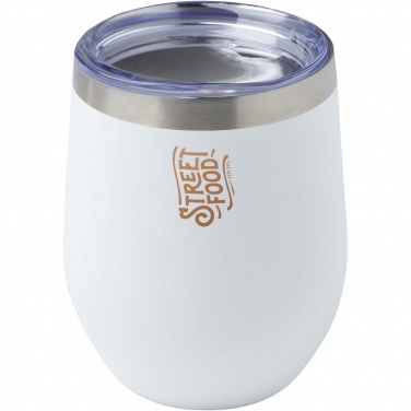 Logotrade corporate gift image of: Corzo 350 ml RCS certified recycled stainless steel copper vacuum insulated cup