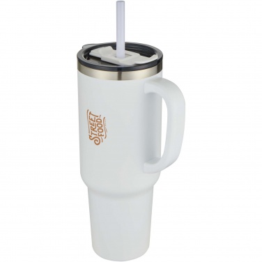 Logo trade promotional merchandise picture of: Sydney 1200 ml copper vacuum insulated tumbler with straw