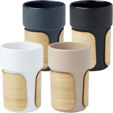 Logotrade advertising product picture of: Tumbler Fika 340 ml with bamboo sleeve
