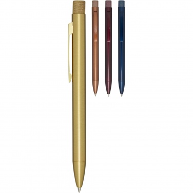 Logo trade corporate gifts picture of: Beatriz recycled brass ballpoint pen