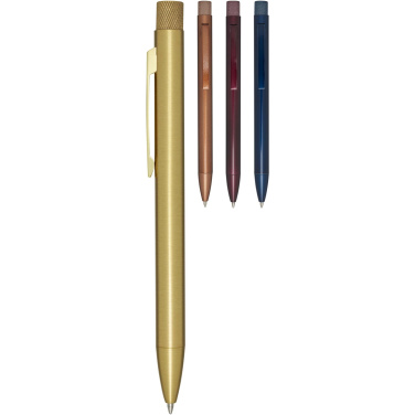 Logo trade corporate gifts picture of: Beatriz recycled brass ballpoint pen