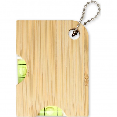 Logo trade promotional gift photo of: Levo bamboo bottle opener with level 