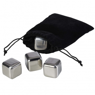 Logotrade corporate gift image of: Froz stainless steel ice cubes set