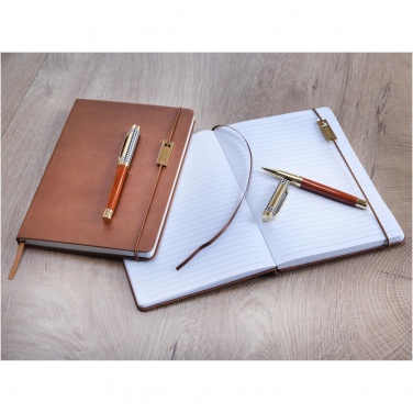 Logo trade promotional items picture of: Legato A5 notebook and rollerball pen set 