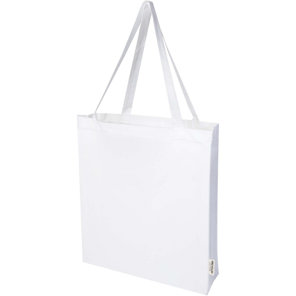 Logotrade promotional merchandise photo of: Madras 140 g/m² GRS recycled cotton gusset tote bag