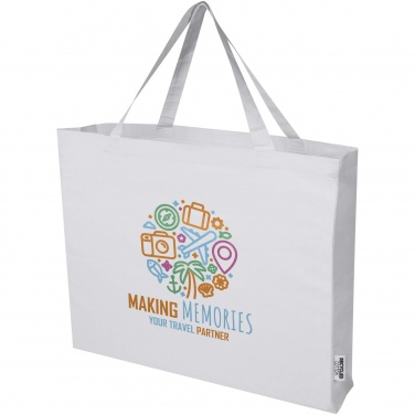 Logo trade promotional gifts image of: Odessa 220 g/m² GRS recycled cotton large tote bag