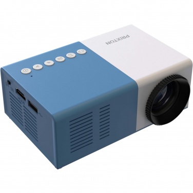 Logo trade promotional giveaways image of: Prixton Cinema mini projector