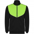 Evans unisex tracksuit, Solid black / Lime