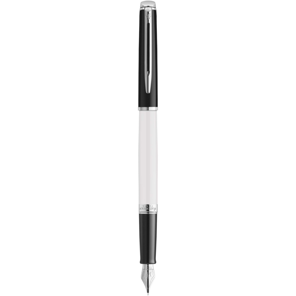 Logo trade promotional products picture of: Hemisphere colour blocking fountain pen with palladium trim