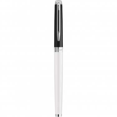 Logo trade corporate gifts image of: Hemisphere colour blocking rollerball pen with palladium trim
