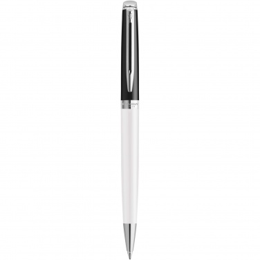 Logotrade advertising product image of: Hemisphere colour blocking ballpoint pen with palladium trim