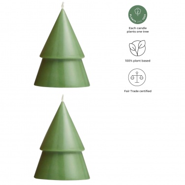 Logotrade promotional merchandise photo of: Originalhome Xmas tree candle set of 2 - M