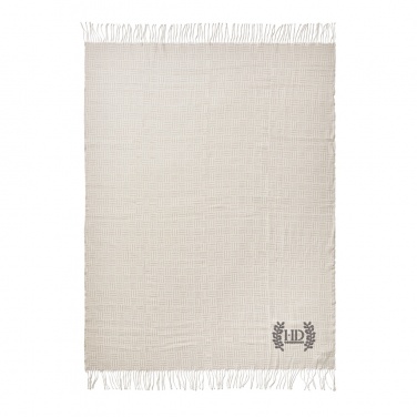 Logo trade corporate gift photo of: VINGA Lenox blanket