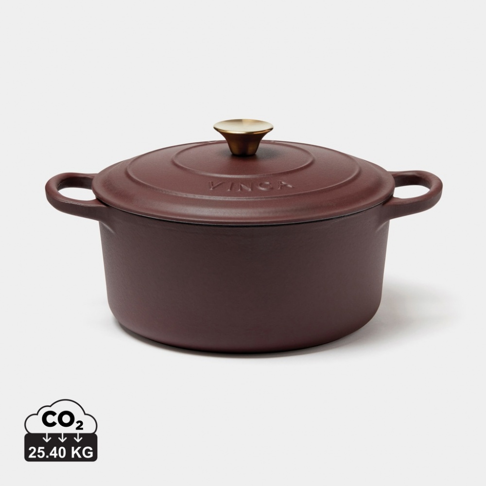 Logo trade advertising product photo of: VINGA Monte enameled cast iron pot 5.5L