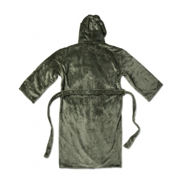 Logo trade promotional merchandise photo of: VINGA Louis luxury plush RPET robe size L-XL