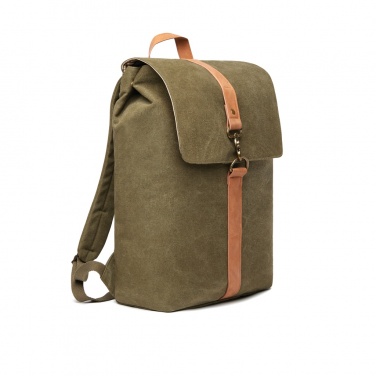 Logo trade promotional products image of: VINGA Bosler backpack GRS recycled canvas