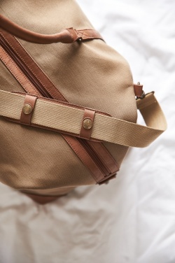 Logotrade promotional gift picture of: VINGA Sloane RCS RPET weekender bag