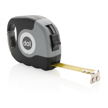 Logo trade advertising products image of: Measuring tape with carabiner