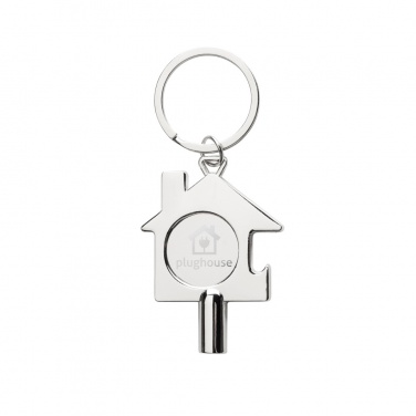 Logotrade promotional giveaway image of: RCS recycled zinc alloy 3 in 1 keychain