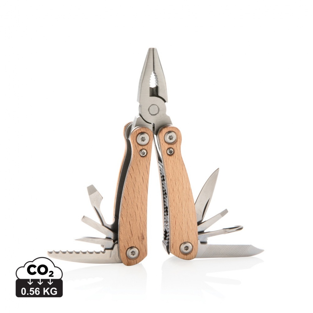 Logo trade promotional products picture of: Wood multitool mini