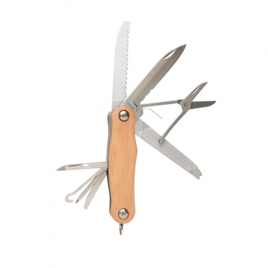 Logo trade promotional items image of: Wood pocket knife